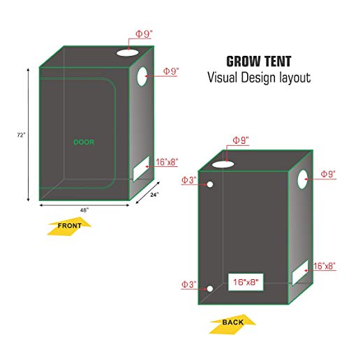 Indoor Grow Tent Room 600D