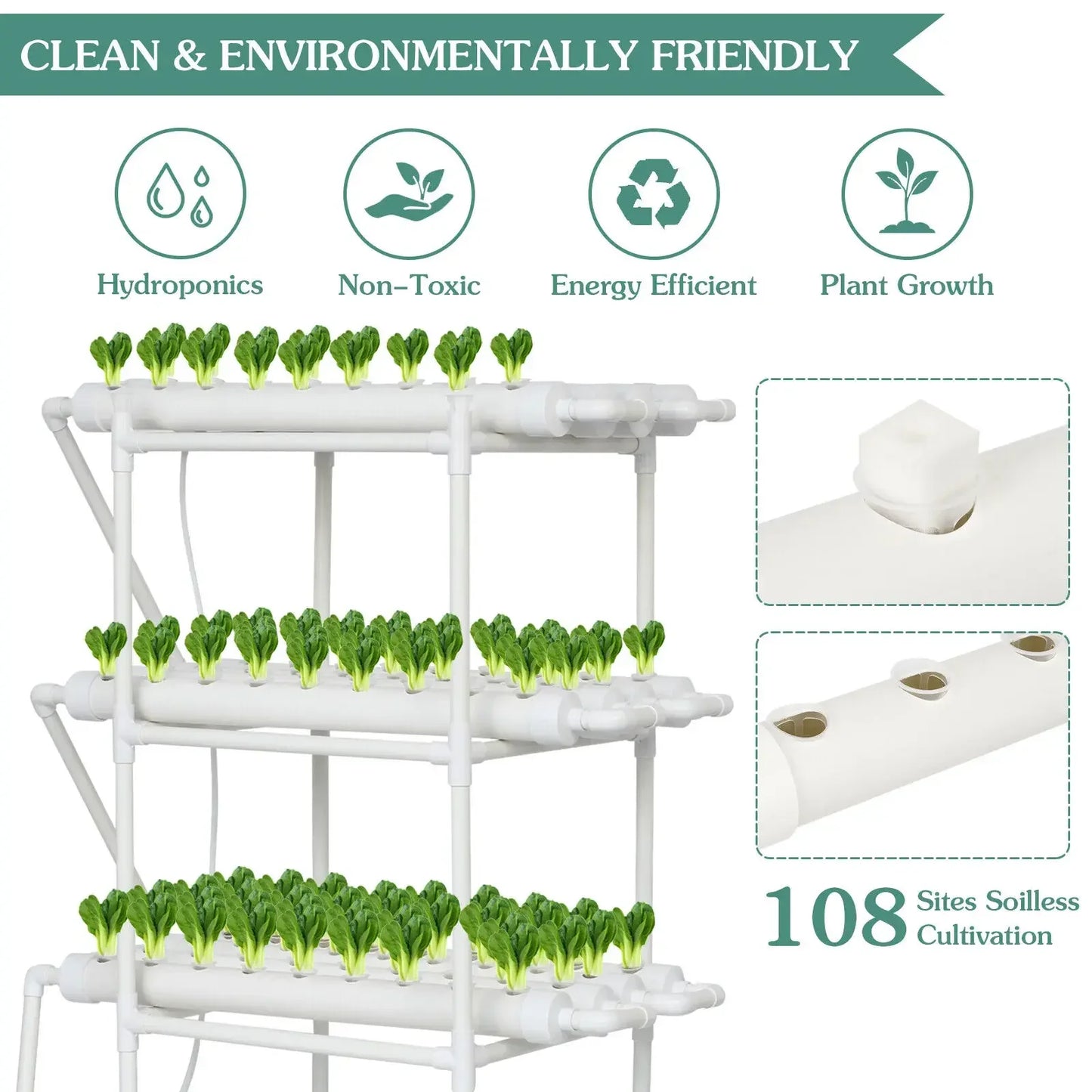 EcoGrow Hydroponic Garden Kit