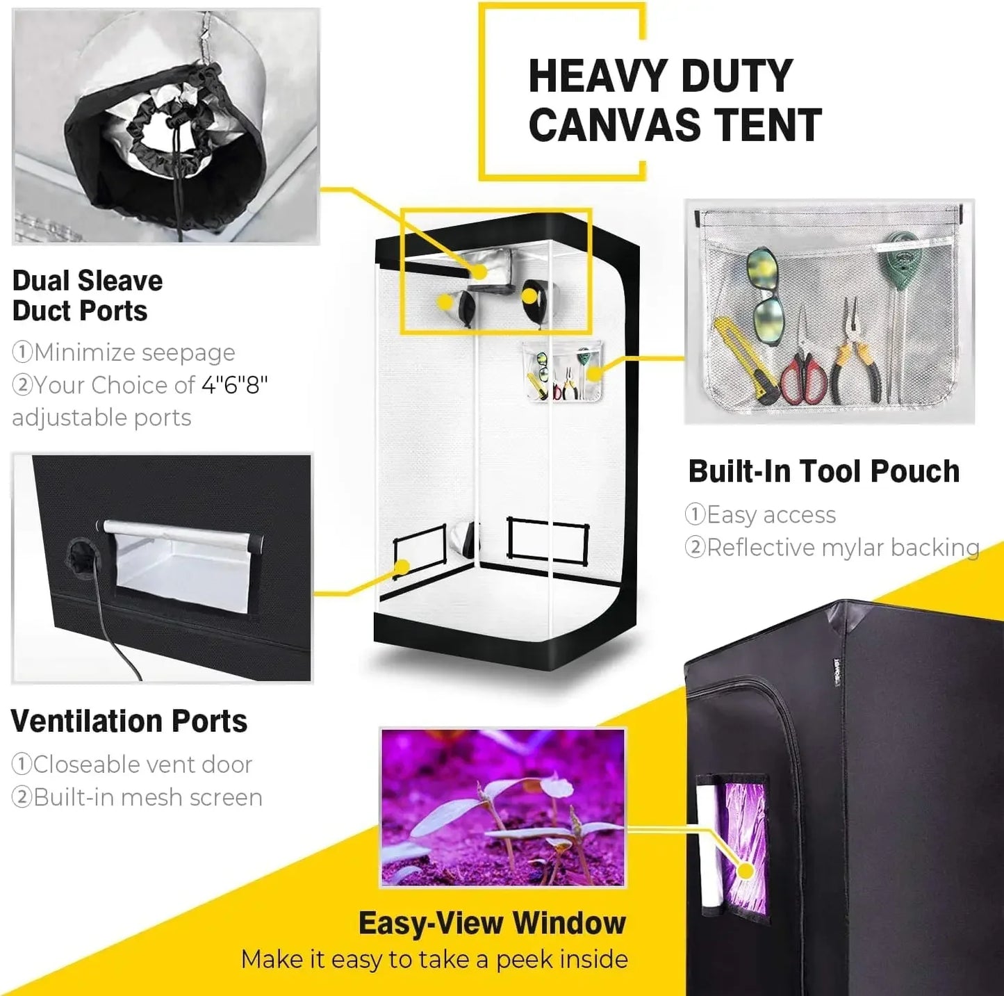 iPower Hydroponic Grow Tent Kit