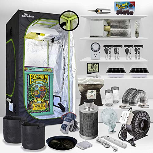 The Bud Grower | Grow Tent Kit Complete with Tent Fan & Potting Soil