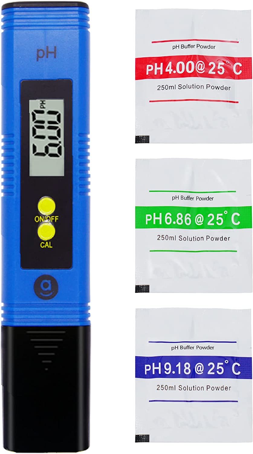 Hey Abby PH Meter Household Water Tester for Hydroponics Gardening Pool DWC Grow Box Accessory