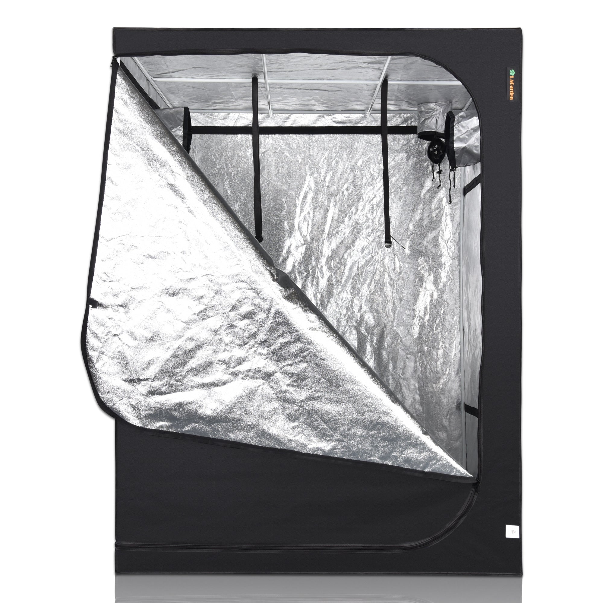 60x60x78in Lightproof & Durable Hydroponics Grow Tent with Reflective Interior, Easy Observation & Ventilation, Sturdy Frame for Indoor Plant Growing